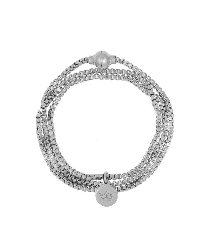 sence copenhagen Essentials Seaside Bracelet & Necklace - Matt silver plated sence copenhagen Essentials Seaside Bracelet & Necklace - Matt silver plated