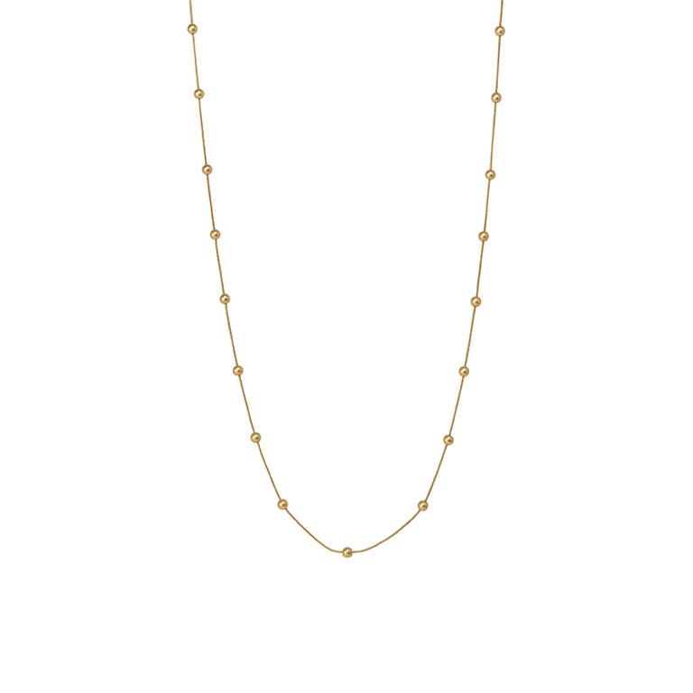 sence copenhagen Essentials Silence necklace matt gold plated - 100 CM sence copenhagen Essentials Silence necklace matt gold plated - 100 CM