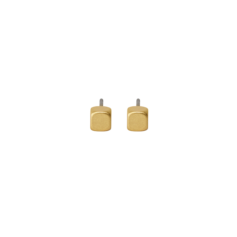 sence copenhagen Essentials Solitude ear studs matt gold plated sence copenhagen Essentials Solitude ear studs matt gold plated