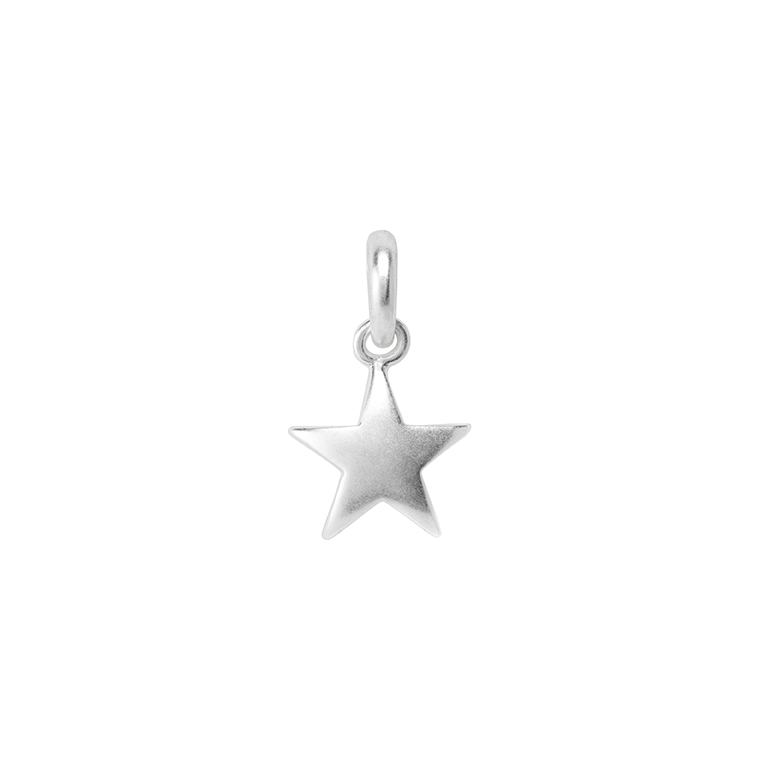 sence copenhagen Essentials Star charm matt silver plated