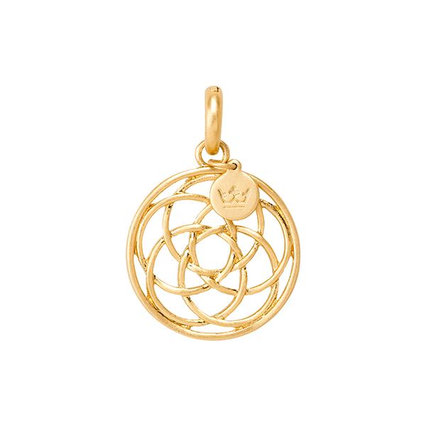 sence copenhagen Essentials Viking Knot charm - matt gold plated