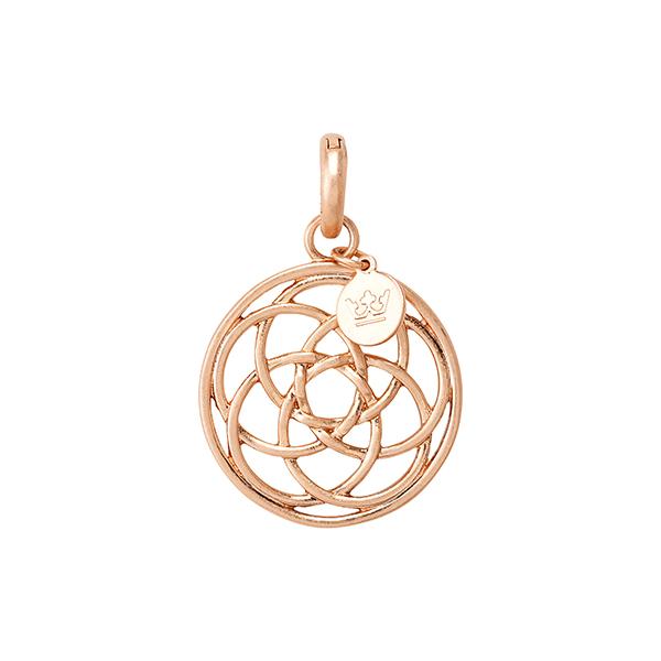 sence copenhagen Essentials Viking Knot charm - matt rose gold plated