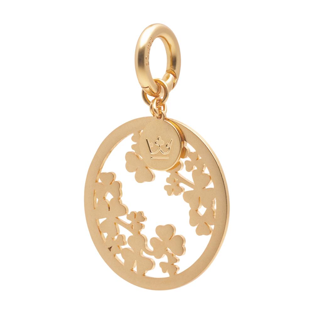 sence copenhagen Happy clover charm - matt gold plated