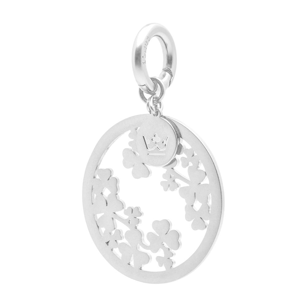 sence copenhagen Happy clover charm - matt silver plated