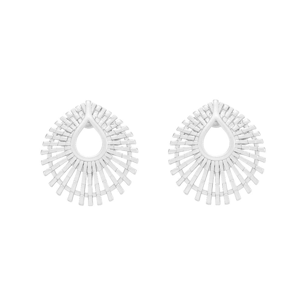 sence copenhagen Mira Stud earrings - matt silver plated sence copenhagen Mira Stud earrings - matt silver plated