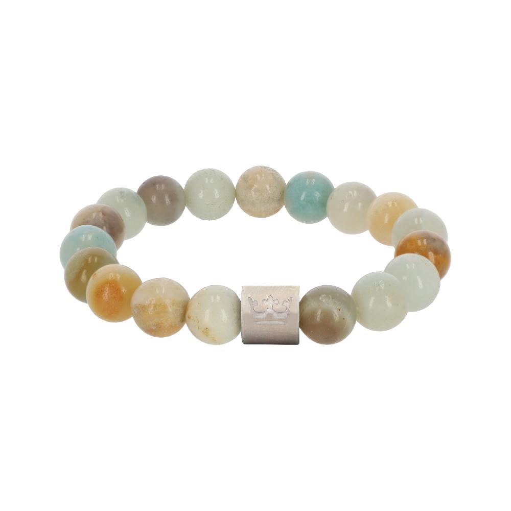 sence copenhagen Natural gems bracelet amazonite matt silver