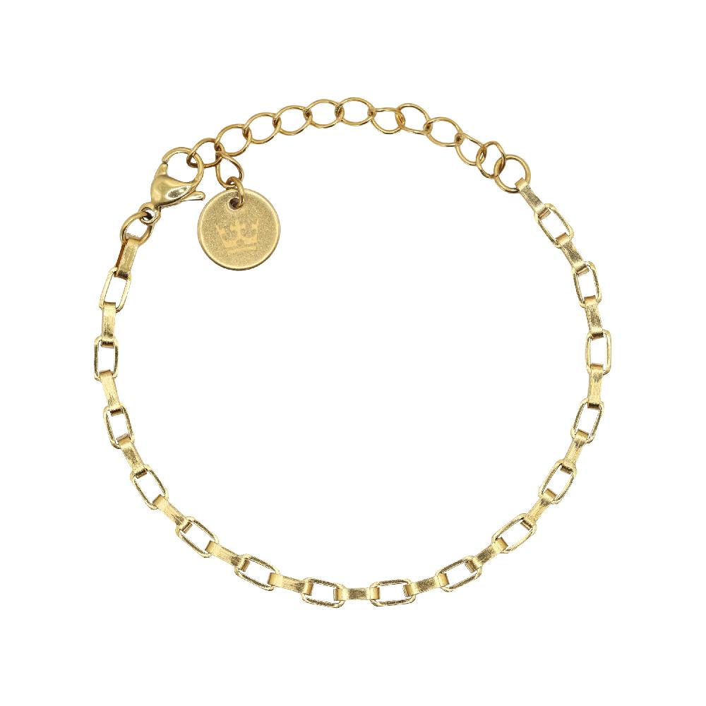 sence copenhagen Square bracelet shiny gold