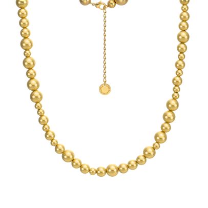 Sence Copenhagen Short Dotti Necklace / Wrapped Bracelet Matt Gold Plated