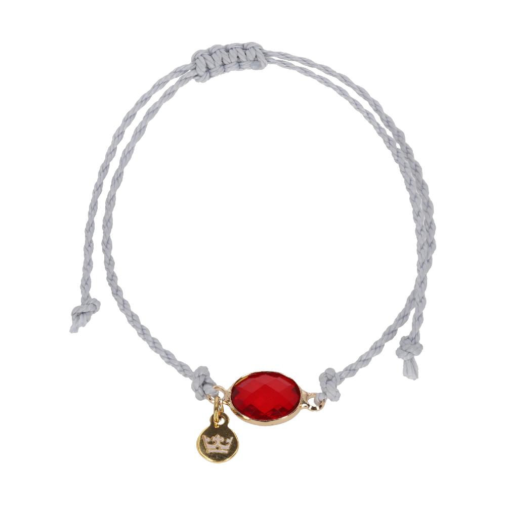 sence copenhagen Tiny crystal bracelet fire red shiny gold