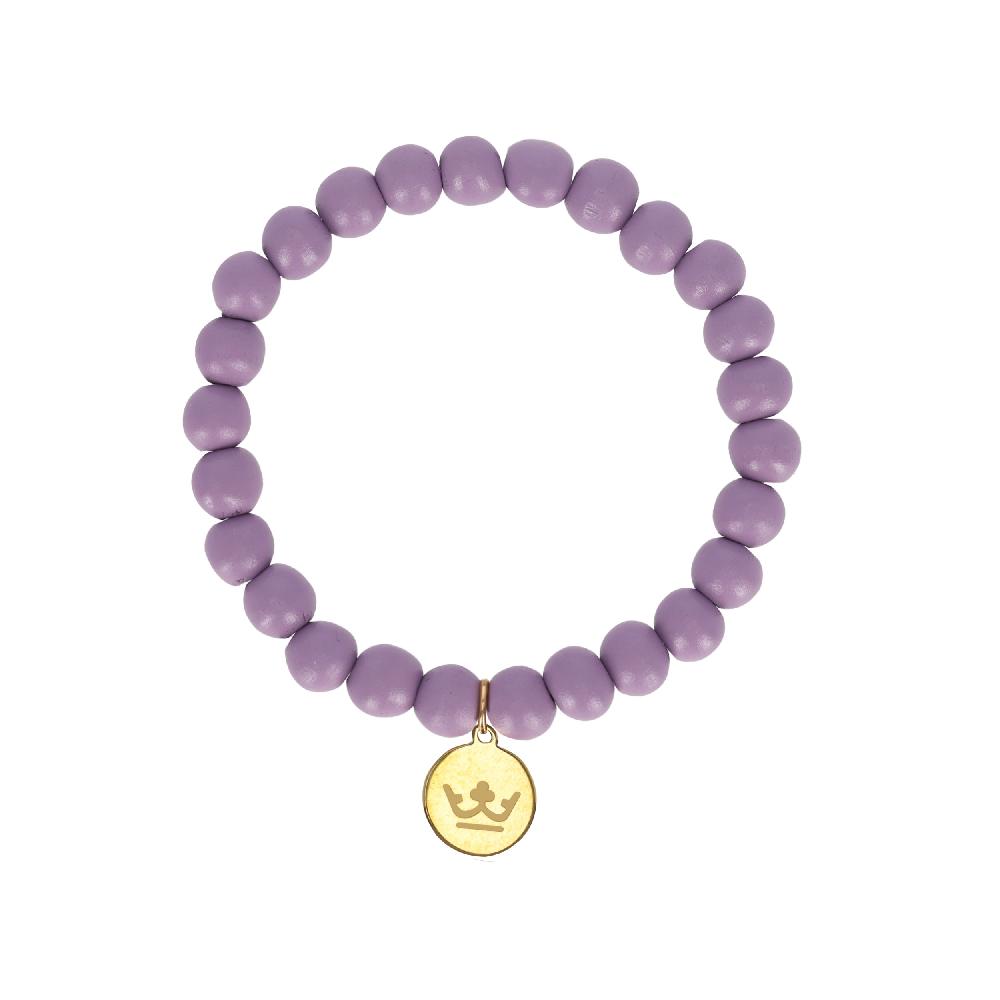 sence copenhagen Woodmood bracelet pastel lilac matt gold