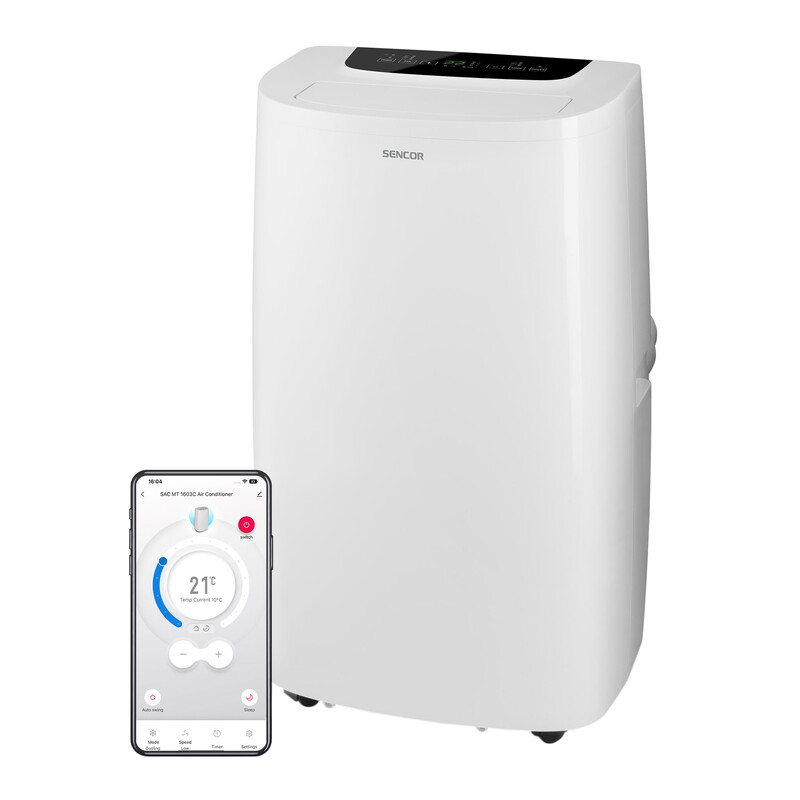 sencor SAC MT1603C Mobile Air Conditioner Wi-Fi Iceberg