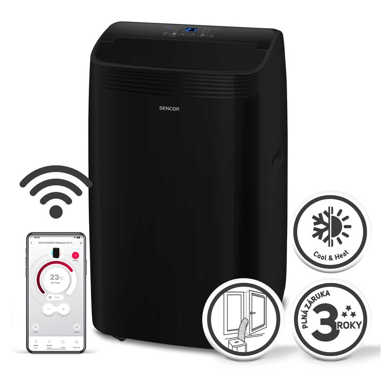 sencor SAC MT9079CH Wi-Fi AllSeasons Portable Air Conditioner