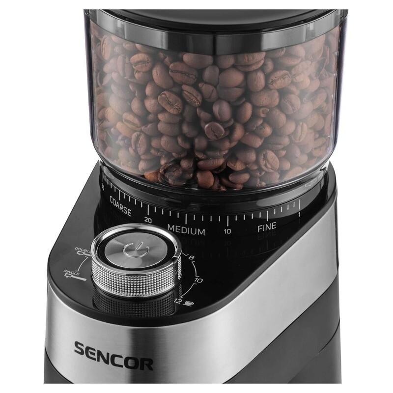 Sencor SCG 5060BK Flat Burr Electric Coffee Grinder
