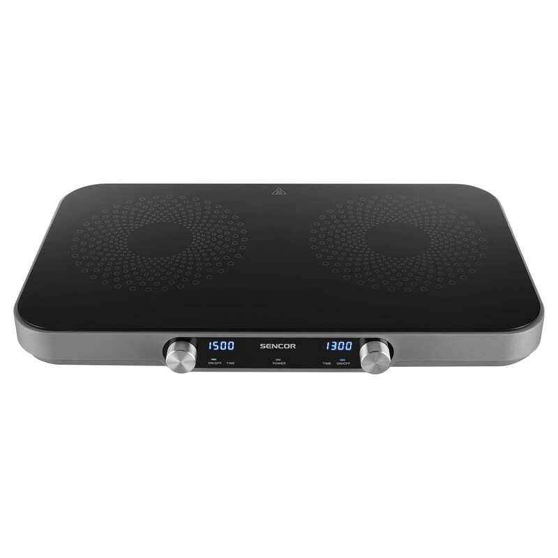 Sencor SCP 2803BK Double Infrared Cooktop SmoothCook