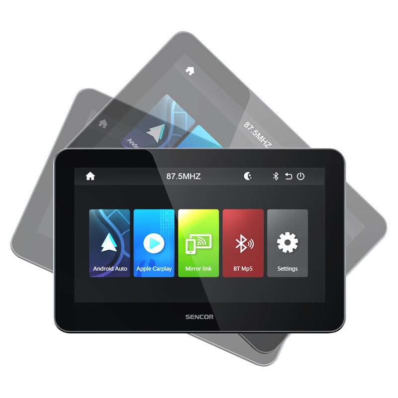 Sencor SCT M750BWT CarPlay And Android Auto Display