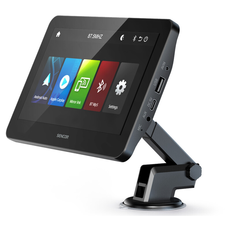 Sencor SCT M750BWT CarPlay And Android Auto Display