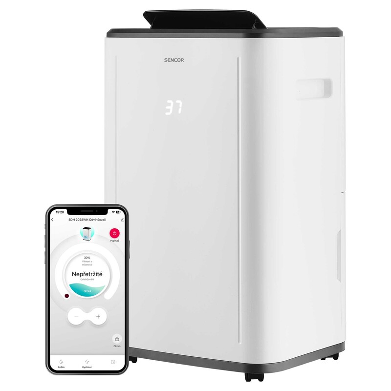Sencor SDH 3028WH Smart Mobile Dehumidifier 30l Wi-Fi