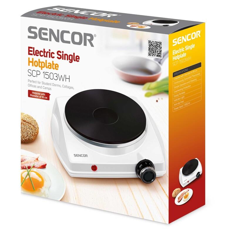 Sencor SCP 1503WH-EUE4 Electric Single Hotplate