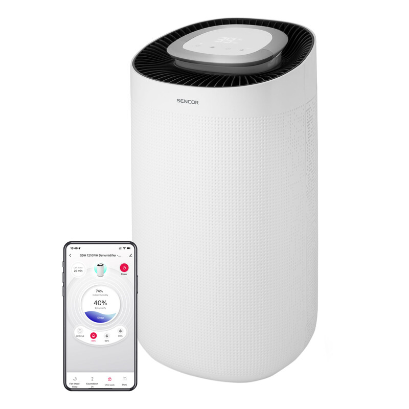sencor SDH 1210WH Smart Dehumidifier & Air Purifier