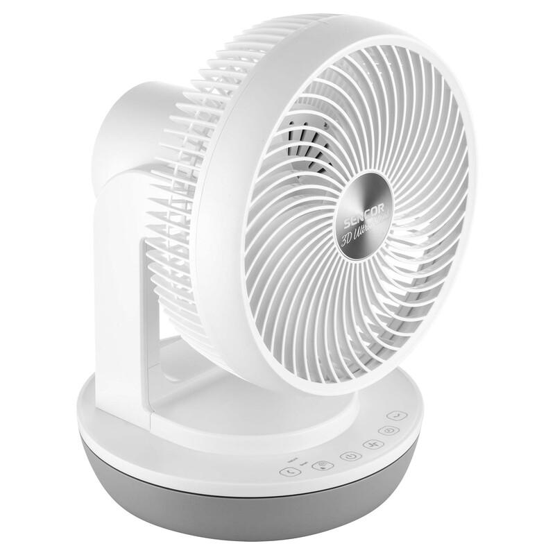 Sencor SFE 2340WH Desktop Fan 3D UltraSilent
