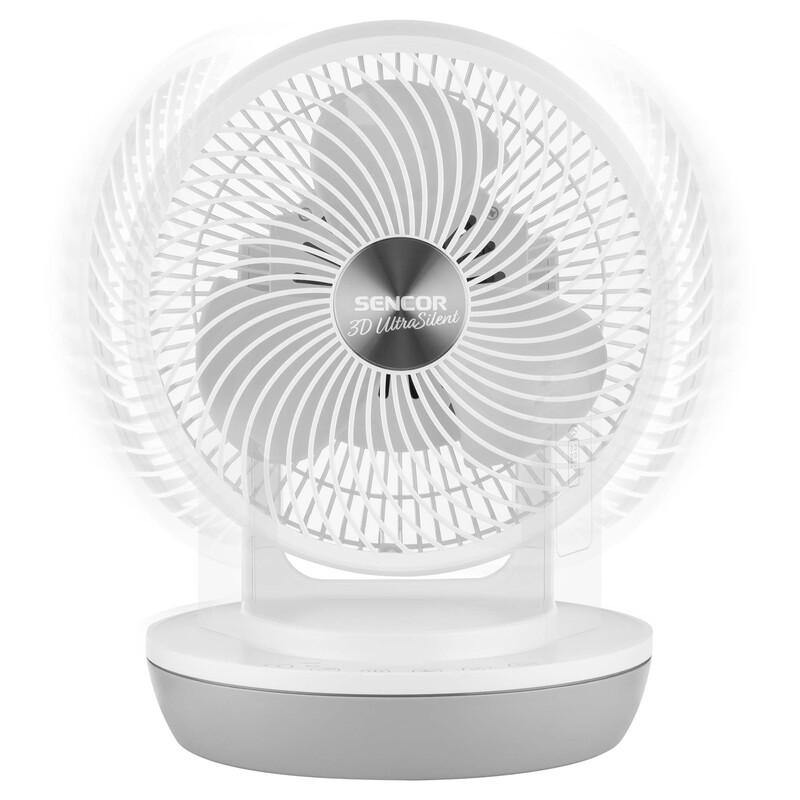 Sencor SFE 2340WH Desktop Fan 3D UltraSilent