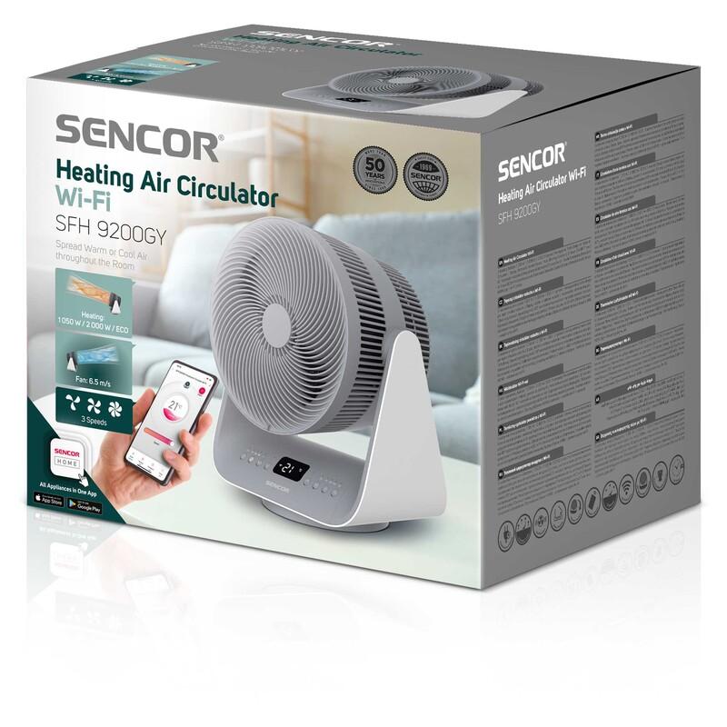 Sencor SFH 9200GY Heating Air Circulator Wi-Fi