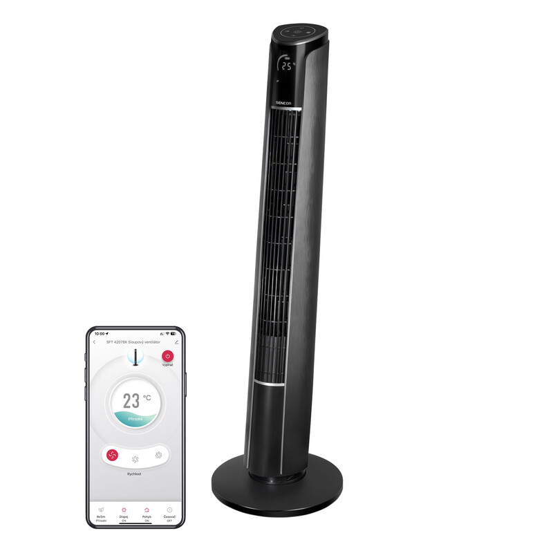 sencor SFT 4207BK Tower Fan Wi-Fi SmartBreeze