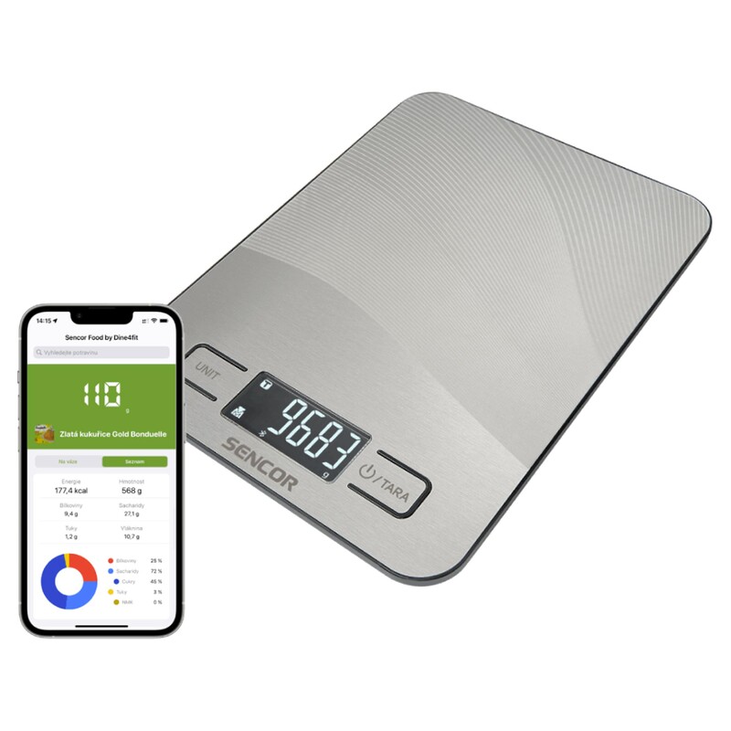 sencor SKS 8080 Smart Bluetooth Kitchen Scale 10kg