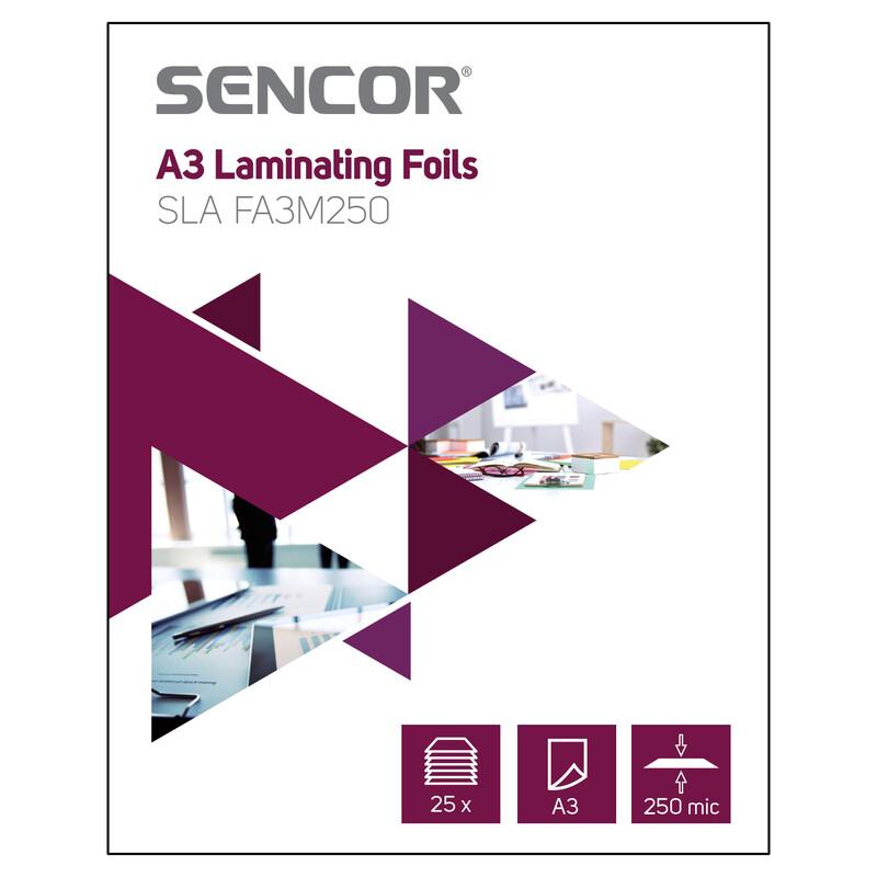 sencor SLA FA3M250 A3 Laminating Pouches