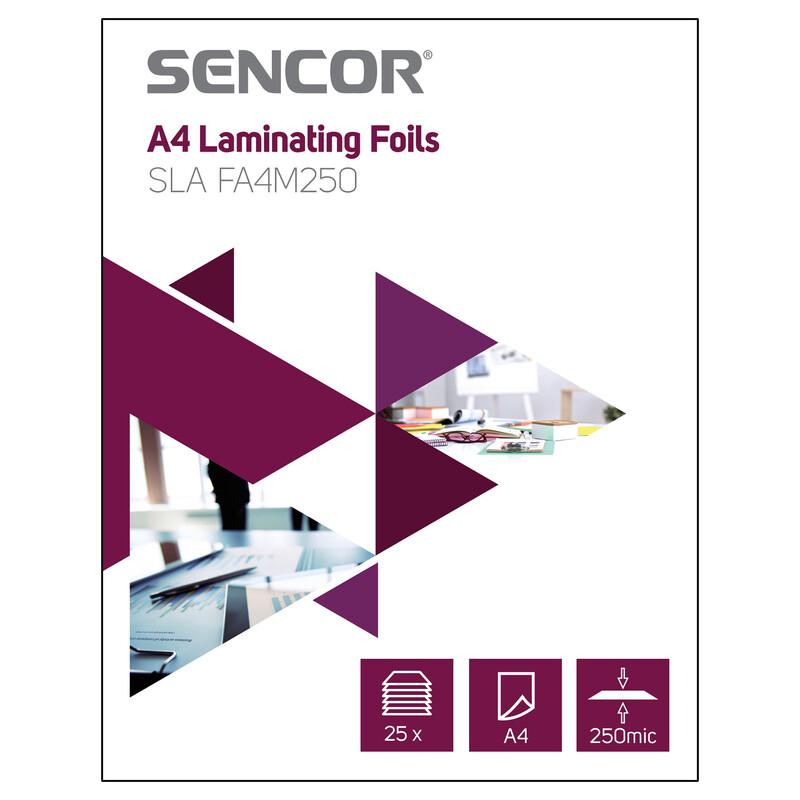 sencor SLA FA4M250 A4 Laminating Pouches
