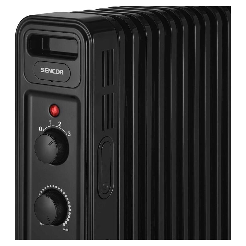 Sencor SOH 3511BK Electric Oil Filled Radiator