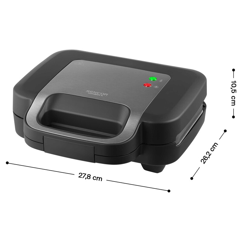Sencor SSM 9860BK Sandwich Maker (6 In 1)
