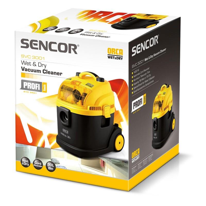 Sencor SVC 3001 ORCA Wet & Dry Vacuum Cleaner