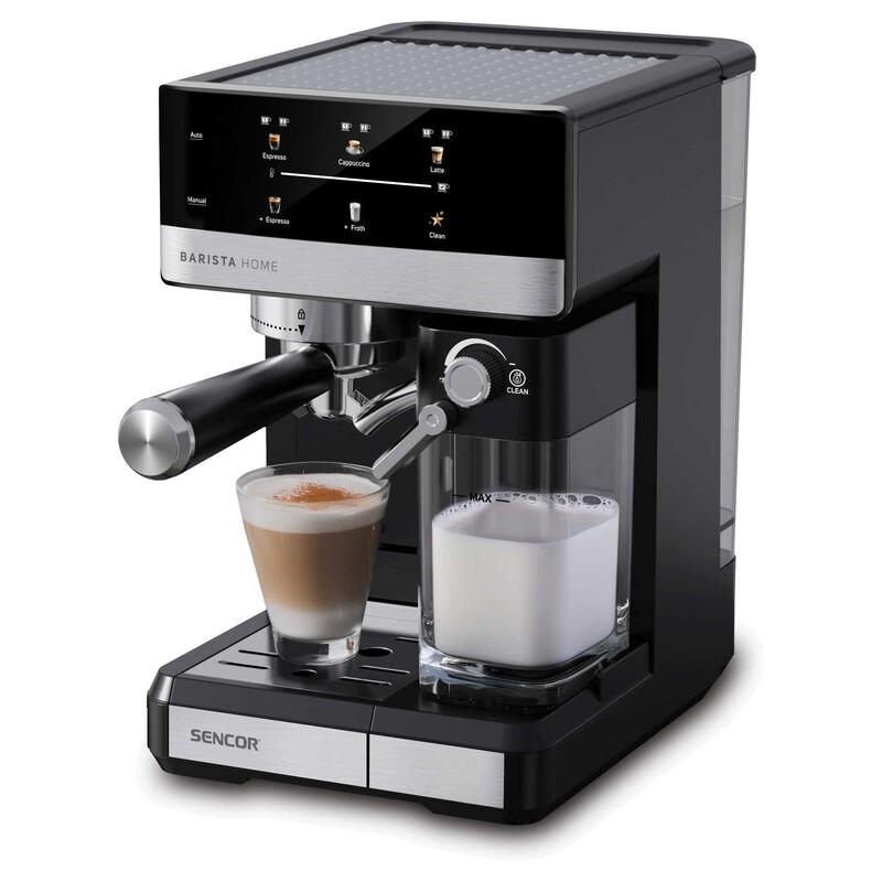 sencor SES 4060BK Espresso Coffee Machine with Auto-milk Frothing