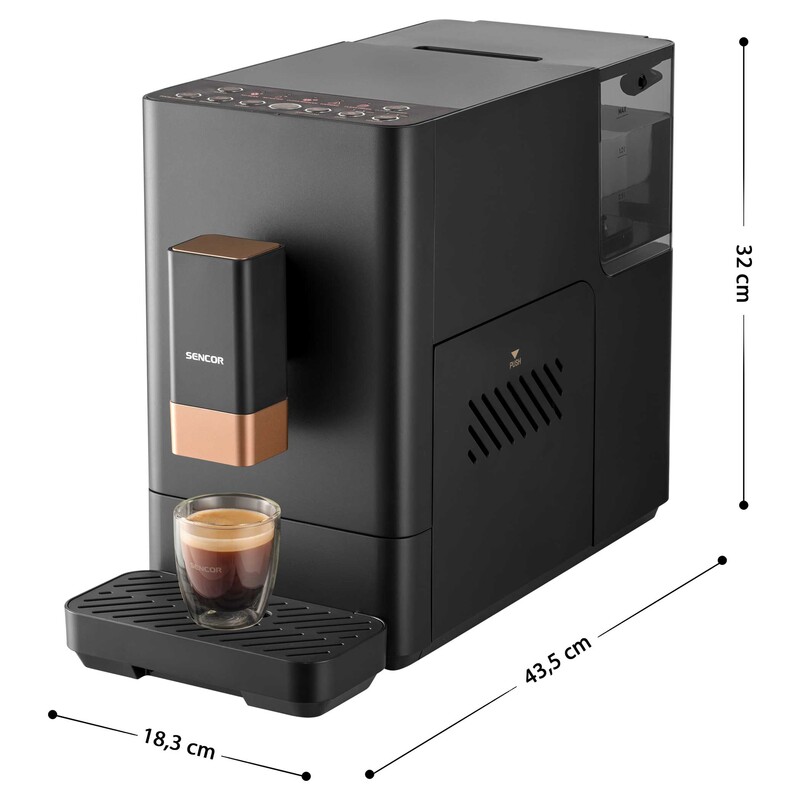 Sencor SES 6100BK Fully Automatic Espresso Coffee Machine