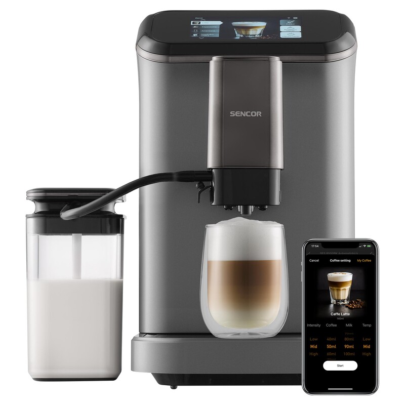 Sencor SES 8500BK Fully Automatic Smart Espresso/Cappuccino Machine