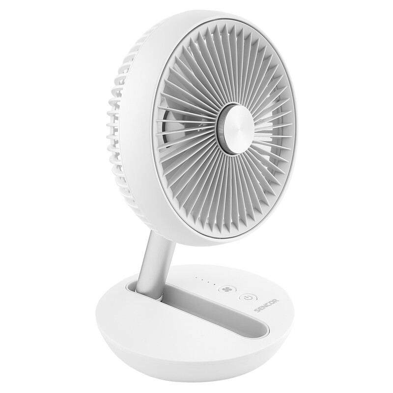 Sencor SFE 0773WH Cordless Rechargeable Desktop Fan
