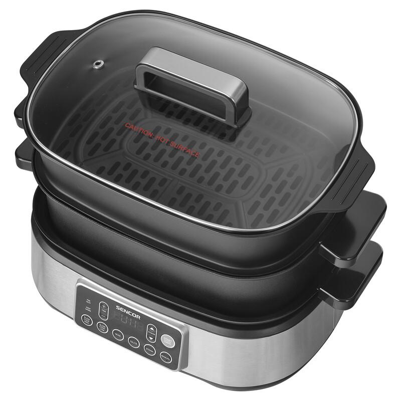 Sencor SPR 6300BK Multifunctional Slow Cooker & Grill