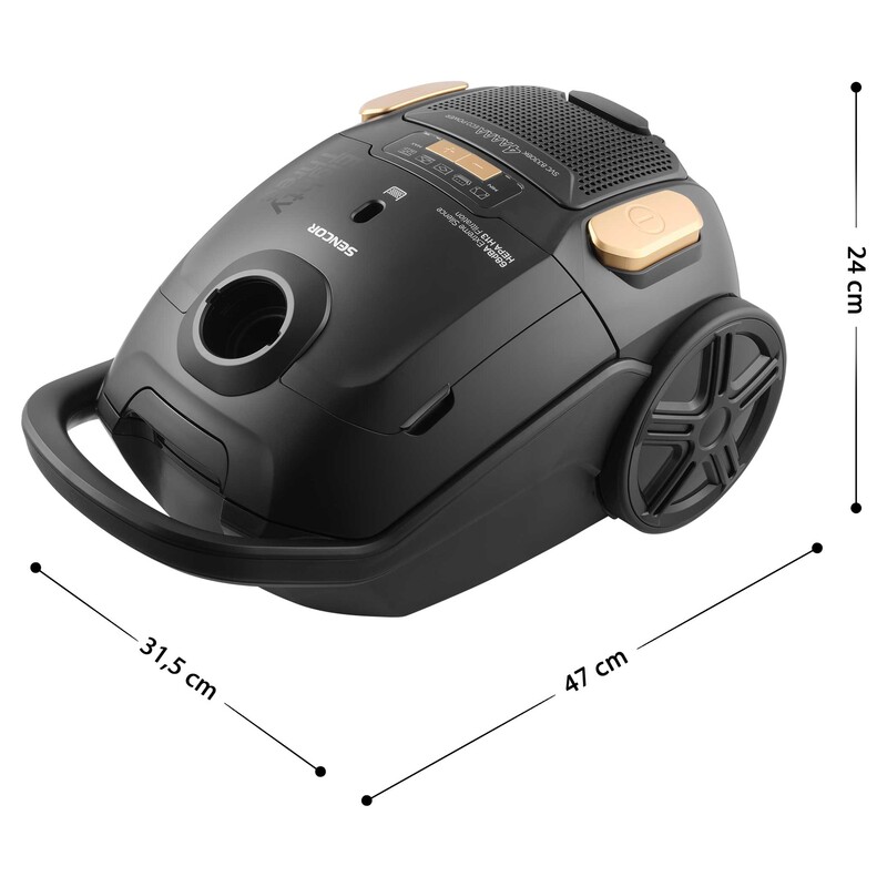 Sencor SVC 8330BK 4AAAA Bagged Vacuum Cleaner EcoPower
