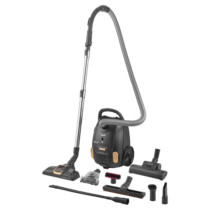 sencor SVC 8330BK 4AAAA Bagged Vacuum Cleaner EcoPower