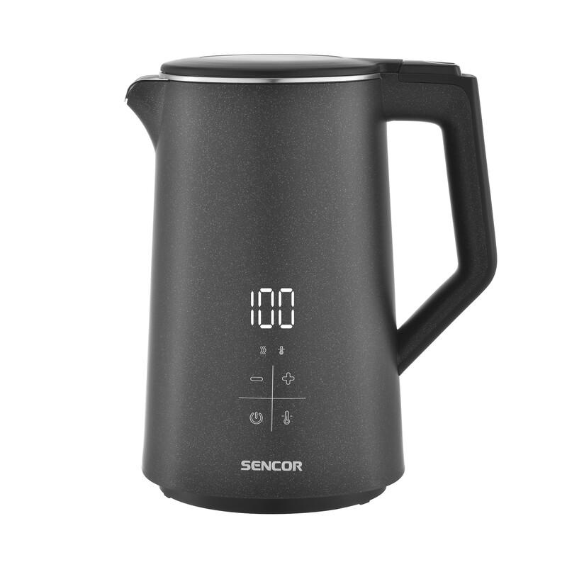 Sencor SWK 0600BK Dual Wall Variable Temperature Electric Kettle