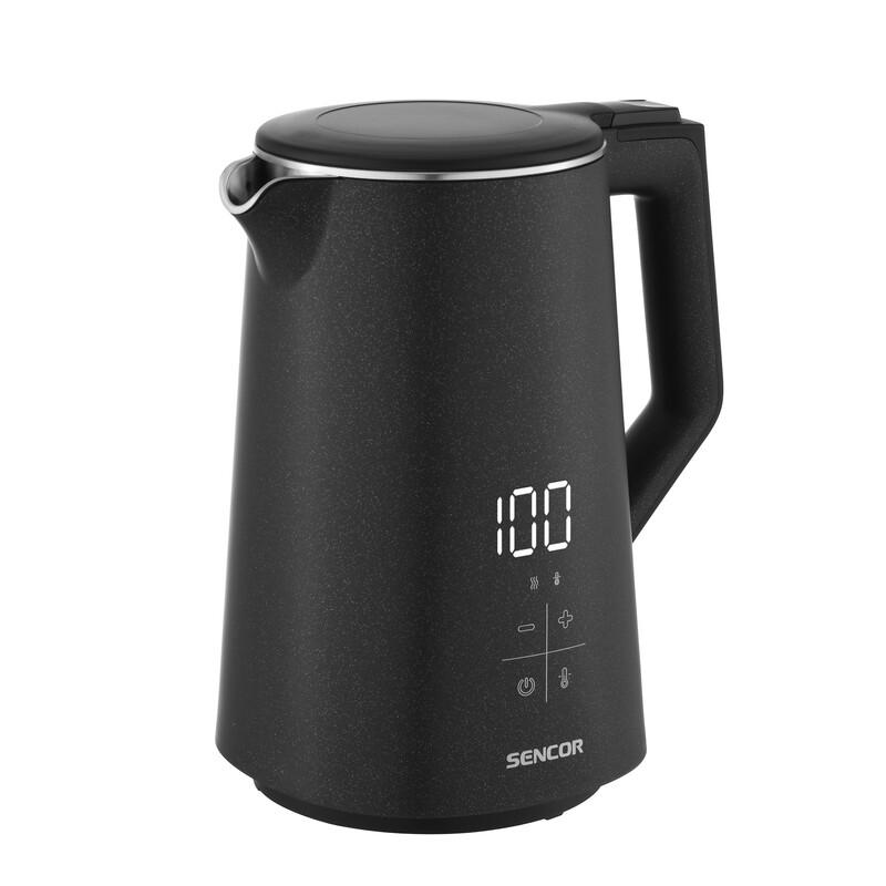 sencor SWK 0600BK Dual Wall Variable Temperature Electric Kettle