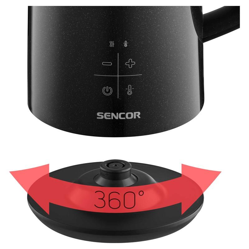 Sencor SWK 0610BK Dual Wall Variable Temperature Electric Kettle