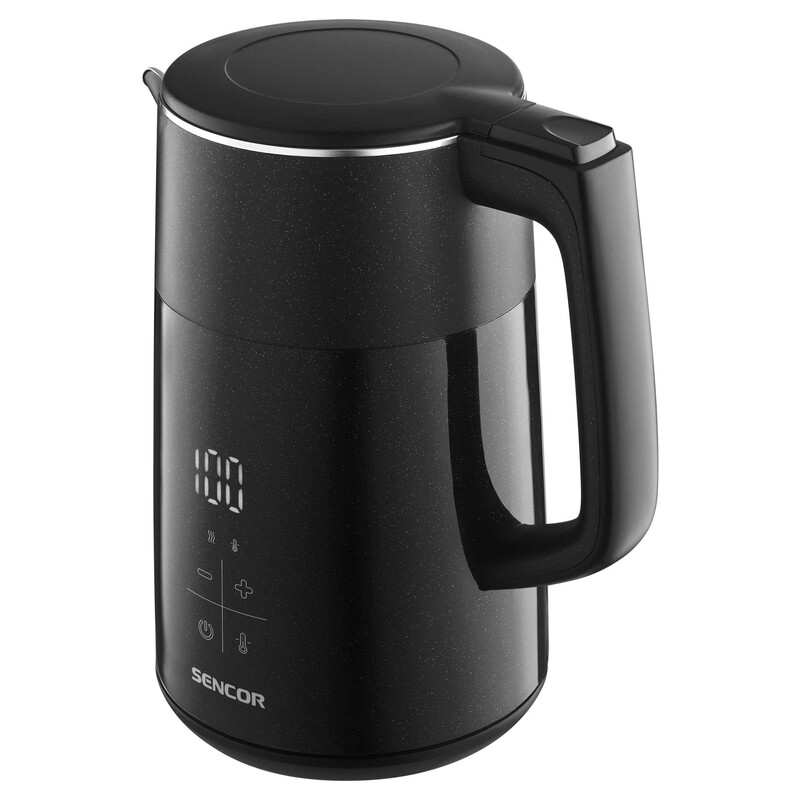 sencor SWK 0610BK Dual Wall Variable Temperature Electric Kettle