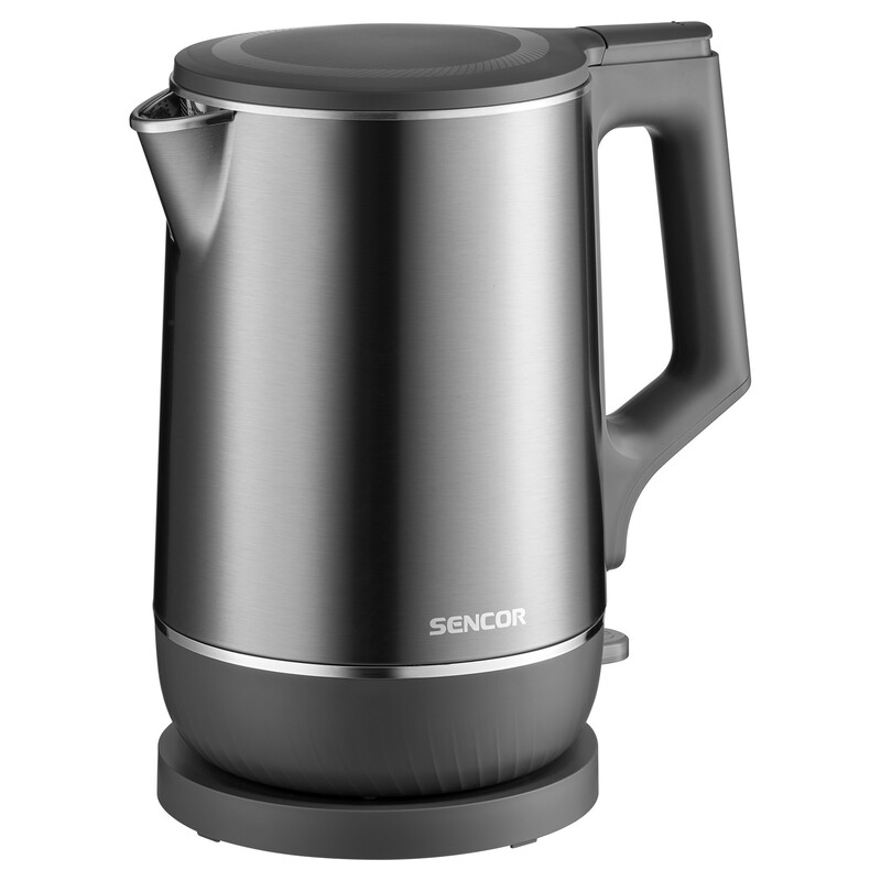 sencor SWK 0800GY Double Wall Electric Kettle U-Shape
