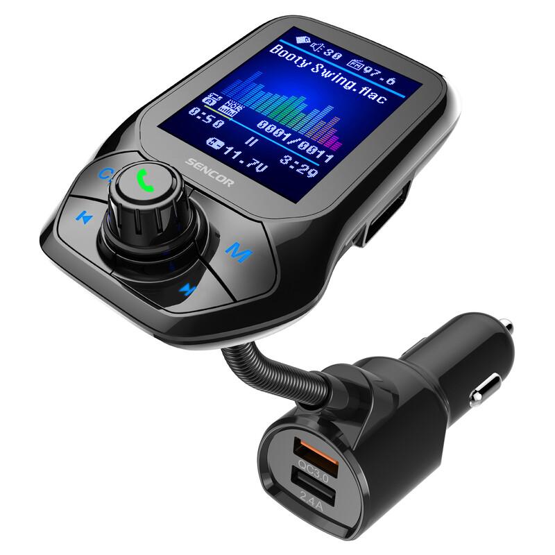 Sencor SWM 5858 BT / MP3 Car FM Transmitter With QC3.0 Quick Charger