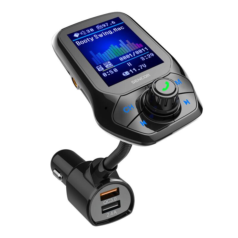 sencor SWM 5858 BT / MP3 Car FM Transmitter with QC3.0 Quick Charger