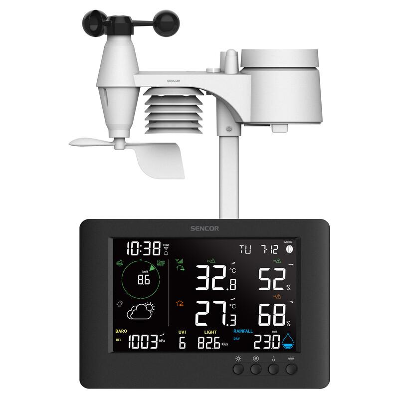 Sencor SWS 10500 WiFi Weather Station With Wireless 7-in-1 Sensor