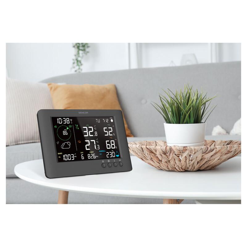 Sencor SWS 10500 WiFi Weather Station With Wireless 7-in-1 Sensor
