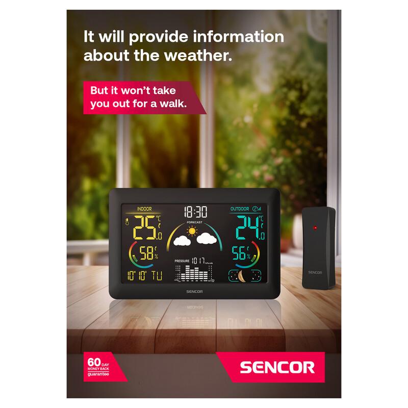 Sencor SWS 4900 Weather Station With Wireless Sensor